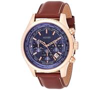 Guess Orologio Cronografo Quarzo Uomo con Cinturino in Pelle W0500G1