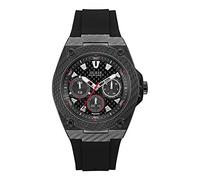Guess Orologio Cronógrafo Quarzo Uomo con Cinturino in Silicone W1048G2