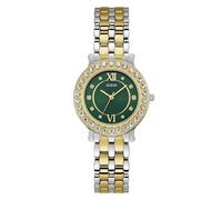 GUESS Orologio da donna 34 mm - Bracciale bicolore quadrante verde cassa bicolore, Due tonalità.