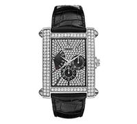 Guess Orologio da donna Glacier 17565L1, nero/nero, cinghia