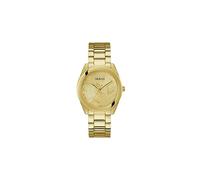 GUESS Orologio analogico da donna con quadrante rotondo in acciaio inossidabile color champagne, GW0606L2, oro, Onesize, Classico