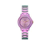 GUESS Orologio da donna multifunzione in cristallo sportivo da 36 mm, rosa, GW0410L4-AMZUK