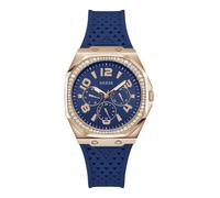 GUESS Orologio da donna Zest in silicone, Blu, Classico