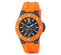 Guess Orologio da Polso al Quarzo, Analogico, Uomo, Silicone