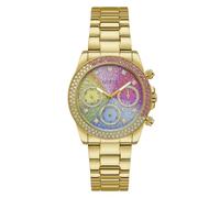 GUESS Orologio da polso da donna Sol 38 mm oro GW0483L4, giallo., Bracciale