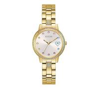 GUESS Orologio analogico 'THREE OF HEARTS' blu chiaro / oro / rosa / bianco, Taglia One Size