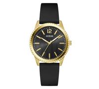GUESS Orologio da polso da uomo CHIP, gold, cinghia