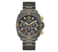 Guess Orologio da polso da uomo, cronografo Traction in acciaio inox