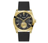 GUESS Orologio da polso da uomo in pelle Greyson