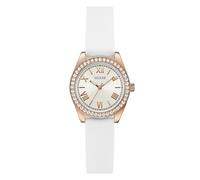 Guess Orologio donna Mini Luna GW1000L3 30 mm acciaio oro rosa quarzo cinturino silicone bianco