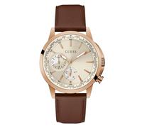 GUESS Orologio Analogico al Quarzo Uomo con Cinturino in Pelle GW0540G4