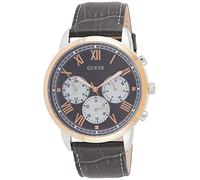 Guess Orologio da uomo con quadrante multiplo, Hendrix, Nero/argento, W1261G5-AMZUK