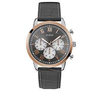 Guess Orologio da uomo con quadrante multiplo, Hendrix, Nero/argento, W1261G5-AMZUK