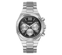 GUESS Orologio da uomo Equity in acciaio inossidabile, argento, Classico
