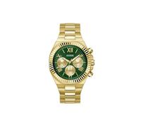 GUESS Orologio analogico 'Equity' oro / petrolio, Taglia One Size