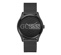 GUESS Orologio da uomo in acciaio inossidabile, nero, Classico