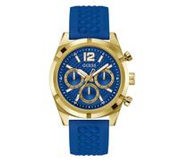 Guess - Orologio da uomo in silicone, resistente, blu, moderno
