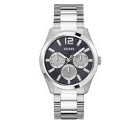GUESS Orologio da uomo Zen in acciaio inossidabile, argento, Classico