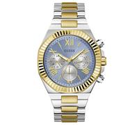 GUESS Orologio analogico blu chiaro / oro / nero / argento, Taglia One Size