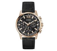 Guess Orologio Multi-quadrante al Quarzo da Uomo con Cinturino in Pelle GW0901G5