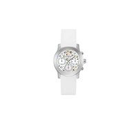 Guess Orologio multifunzione in vetro color argento e bianco, argento, GW0560L1-AMZUK, argento, one, GW0560L1-AMZUK