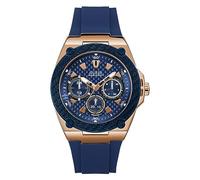 Guess Orologio Uomo Legacy W1049G2 45 mm Acciaio 316L Cinturino Silicone Blu Quarzo