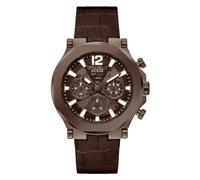 Guess Orologio multifunzione US Uomo Pelle Marrone