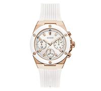 GUESS Orologio Analogico al Quarzo Donna con Cinturino in Silicone GW0030L3