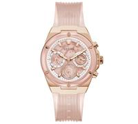 GUESS Orologio sportivo da donna, multifunzione, 39 mm, rosa, one, Bracciale