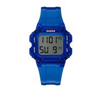 GUESS Orologio Cronografo 46mm, Blu, misura unica, Orologio al quarzo, digitale