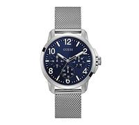 Guess Orologio Uomo W1040G1 – Multi-quadrante, Quarzo, Cinturino in Acciaio Inox