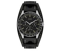 Guess Orologio Multi-quadrante Quarzo Uomo con Cinturino in Pelle W1100G1