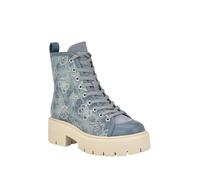 GUESS Otturatore, Anfibi Donna, Logo Denim Blu, 36.5 EU