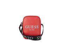 GUESS Outfitters Camera Bag, Designer, Marsupio, Borsa da Viaggio, Crossbody Unisex-Adulto, Rosso, One Size