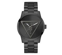 Guess Orologio da uomo GW0782G2 analogico in acciaio inossidabile quadrante nero cinturino nero