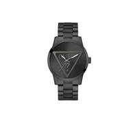 Guess Orologio da uomo GW0782G2 analogico in acciaio inossidabile quadrante nero cinturino nero