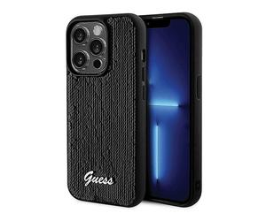 GUESS Paillettes metallizzate COVER per Apple Universale, Nero