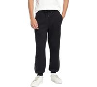 GUESS Pantaloni da jogging dritti a vita media in misto poliestere Falkor, nero, M