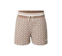 GUESS Pantaloni sportivi 'AGGIE' marrone chiaro / bianco Donna GUESS XS