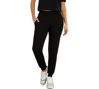GUESS Pantaloni jogger logo laterale Firmati Guess, caratterizzati da vita media, gamba con elastico al fondo, vestibilità regular. e fascia elastica in vita. Realizzato in tessuto punto Milano con b.