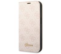 GUESS - Pc /tpu 4g Metal Camera Outline Book Case Fr Apple Iphone 14 Pro Max - Pink (gubkp14xhg4shp)