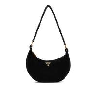 GUESS Pelle borsa a tracolla Amita Hobo Crossbody Bag Black nero