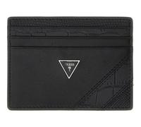 GUESS Pelle portacarte Torino Card Holder Exotic Stripe nero