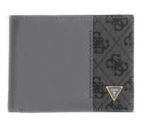 GUESS Pelle portafoglio Milano Bifold Black/Antracite grigio