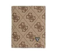 GUESS Pelle portafoglio Milano Bifold Wallet Beige/Brown marrone chiaro