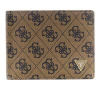 GUESS Pelle portafoglio Mito Billfold Coin Wallet Coffee marrone