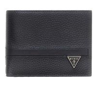 Guess Portafoglio Monaco Bifold in Pelle Nero
