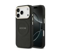 GUESS Peony Hot Stamp MagSafe Pro 3666339519698 CUSTODIA PER SMARTPHONE per Apple Universale, Nero