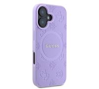 CG Mobile Guess GUHMP16SPSAPSMEU - Custodia rigida per iPhone 16 6.1", con logo Saffiano Peony Classic