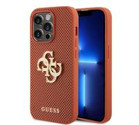 GUESS PERFORATO PELLE PU 4G LOGO METAL PAILLETTE - ARANCIO